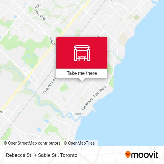 Rebecca St. + Sable St. map