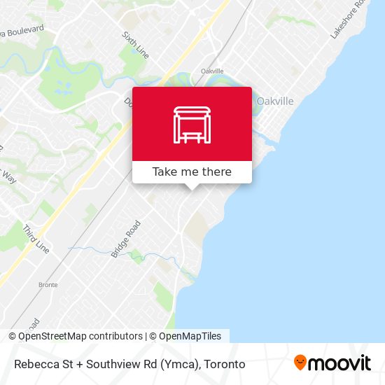 Rebecca St + Southview Rd (Ymca) map