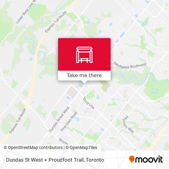 Dundas St West + Proudfoot Trail plan