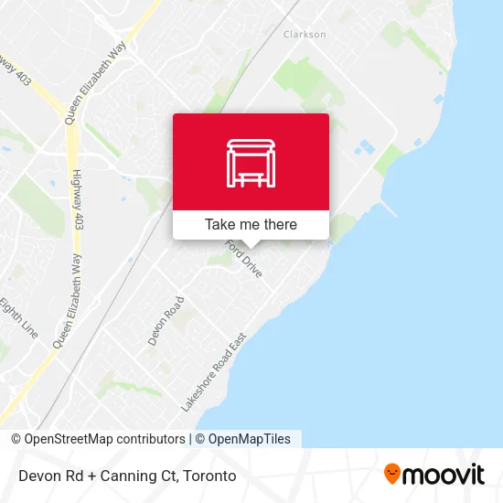 Devon Rd + Canning Ct map