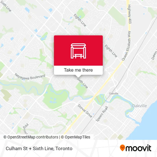 Culham St + Sixth Line map