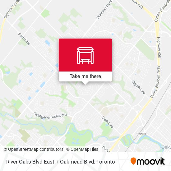 River Oaks Blvd East + Oakmead Blvd map