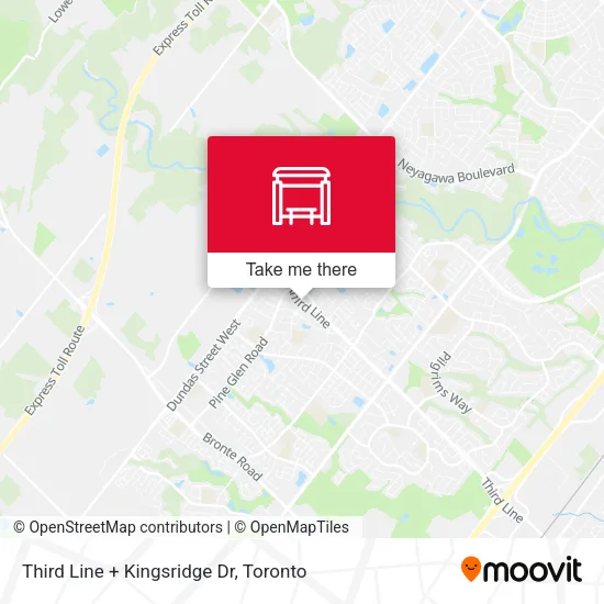 Third Line + Kingsridge Dr map