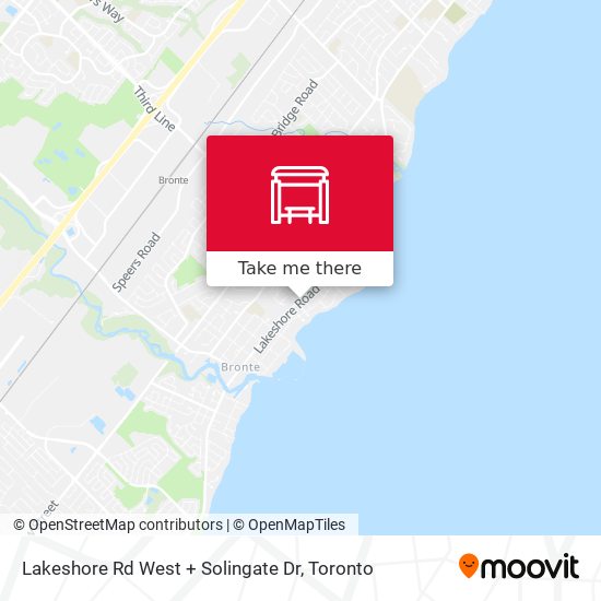 Lakeshore Rd West + Solingate Dr map