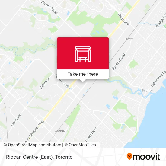 Riocan Centre (East) map