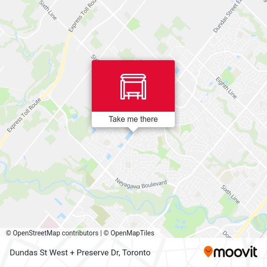Dundas St West + Preserve Dr plan