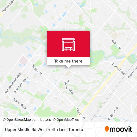 Upper Middle Rd West + 4th Line plan