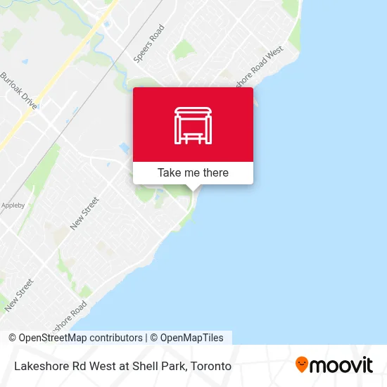 Lakeshore Rd West at Shell Park map