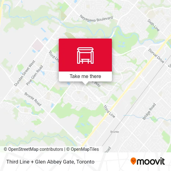 Third Line + Glen Abbey Gate map