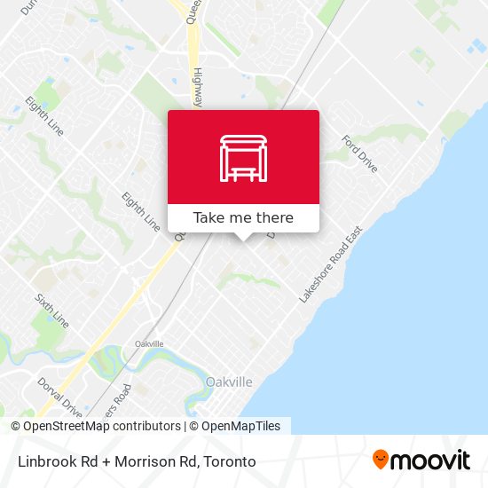Linbrook Rd + Morrison Rd map