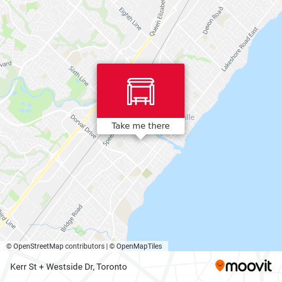 Kerr St + Westside Dr map