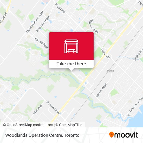 Woodlands Operation Centre map
