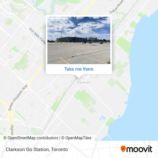Clarkson Go Station map