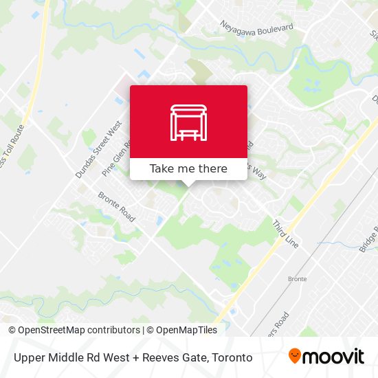 Upper Middle Rd West + Reeves Gate plan