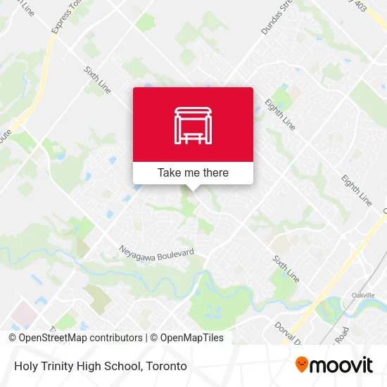 Holy Trinity High School map