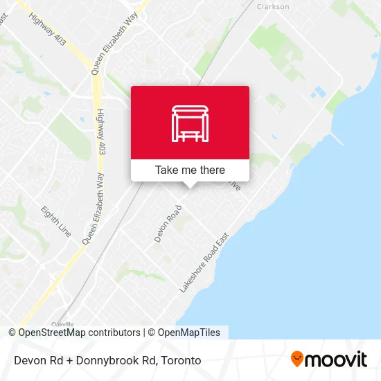 Devon Rd + Donnybrook Rd map