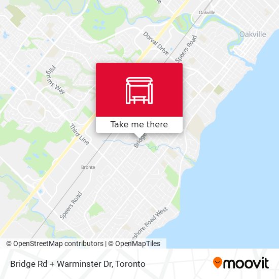 Bridge Rd + Warminster Dr map