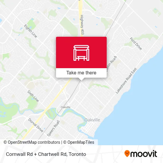 Cornwall Rd + Chartwell Rd map