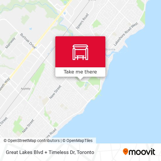Great Lakes Blvd + Timeless Dr map