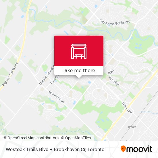 Westoak Trails Blvd + Brookhaven Cr map