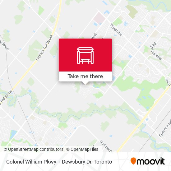 Colonel William Pkwy + Dewsbury Dr plan
