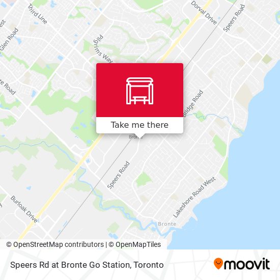 Speers Rd at Bronte Go Station plan