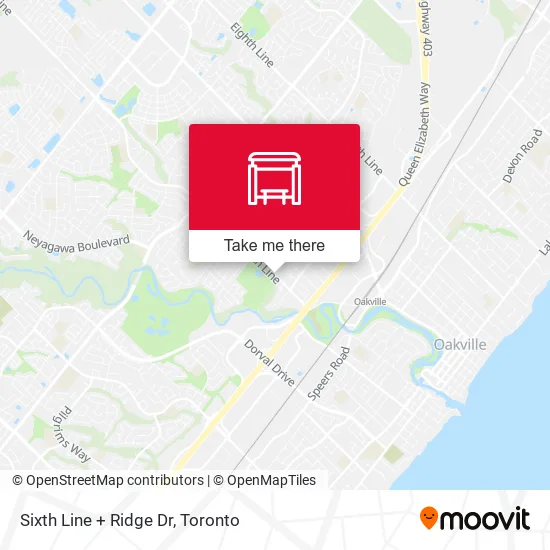 Sixth Line + Ridge Dr map