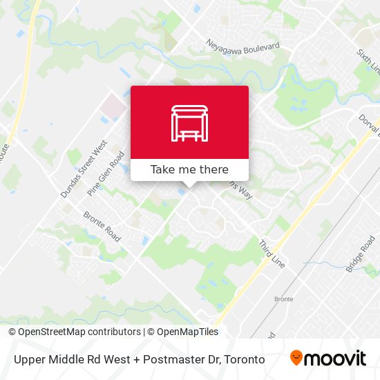 Upper Middle Rd West + Postmaster Dr plan