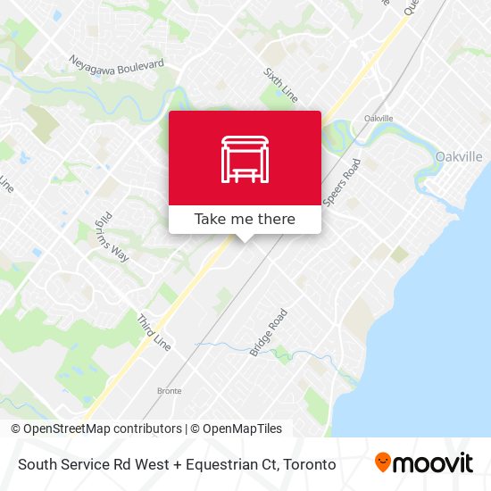 South Service Rd West + Equestrian Ct map