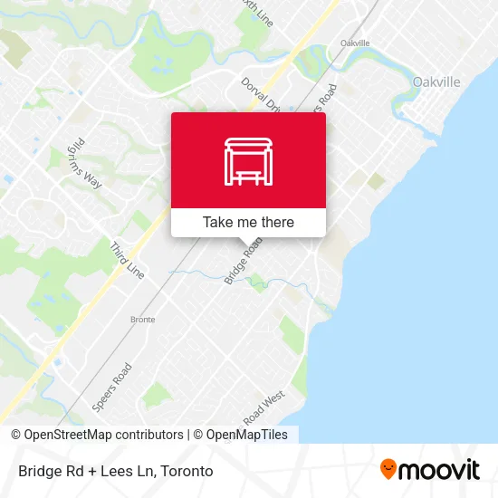 Bridge Rd + Lees Ln map