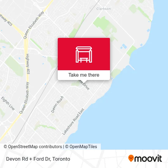 Devon Rd + Ford Dr map