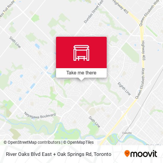 River Oaks Blvd East + Oak Springs Rd map