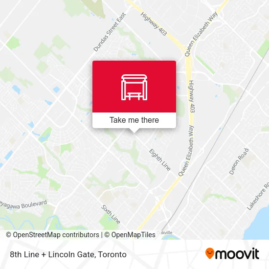 8th Line + Lincoln Gate map