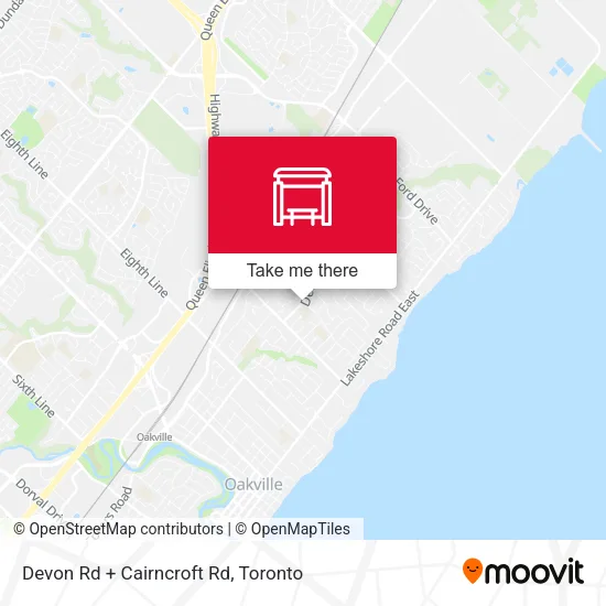 Devon Rd + Cairncroft Rd map