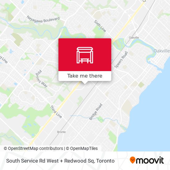 South Service Rd West + Redwood Sq plan