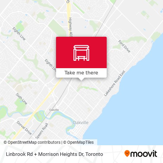 Linbrook Rd + Morrison Heights Dr map
