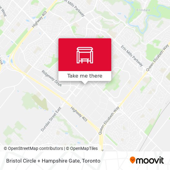 Bristol Circle + Hampshire Gate map
