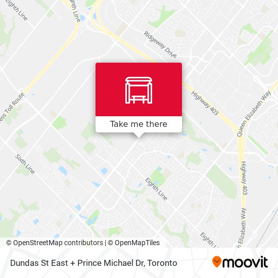 Dundas St East + Prince Michael Dr plan