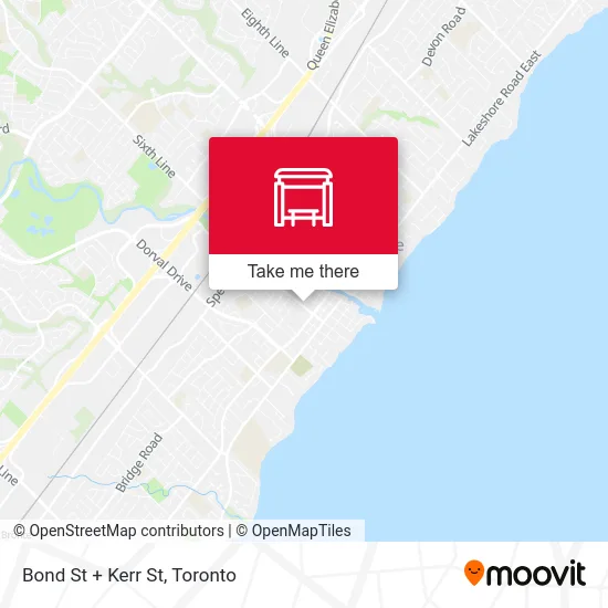 Bond St + Kerr St map