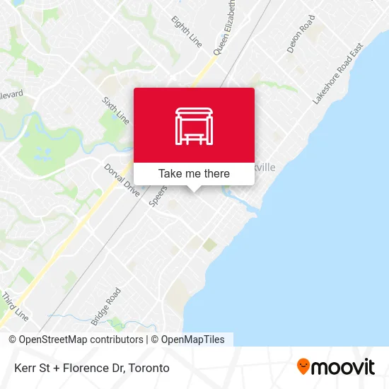 Kerr St + Florence Dr map