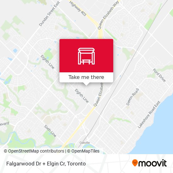 Falgarwood Dr + Elgin Cr map