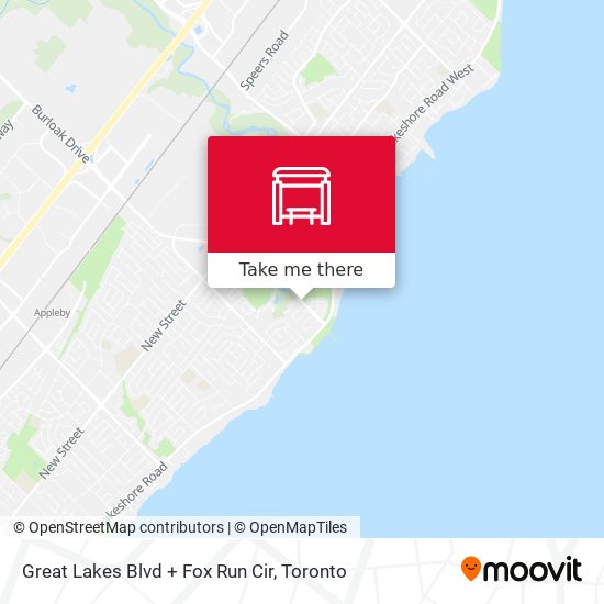 Great Lakes Blvd + Fox Run Cir map