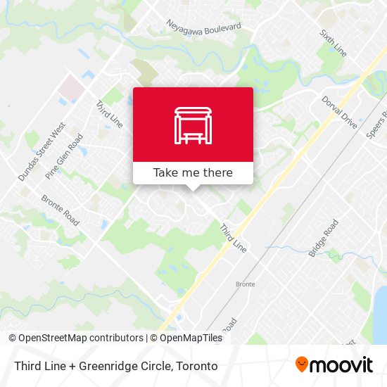 Third Line + Greenridge Circle map