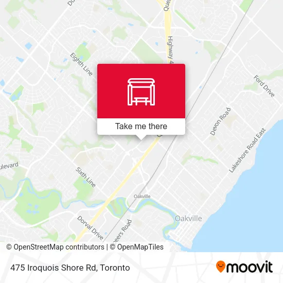 475 Iroquois Shore Rd map