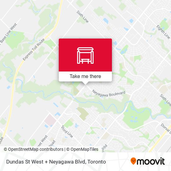 Dundas St West + Neyagawa Blvd map