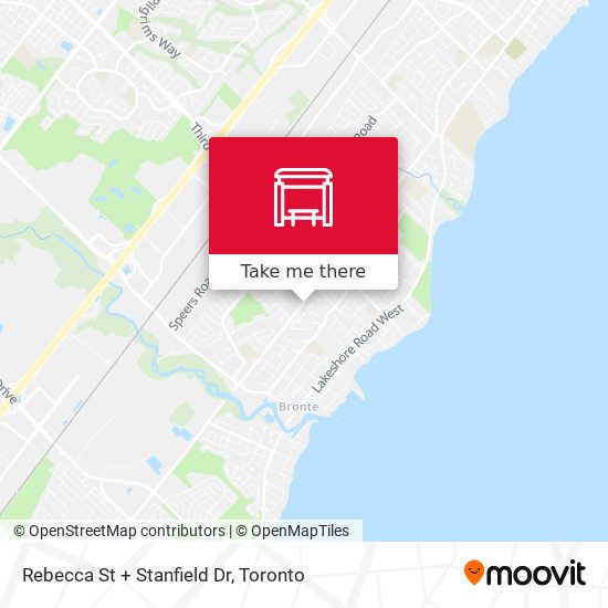 Rebecca St + Stanfield Dr map