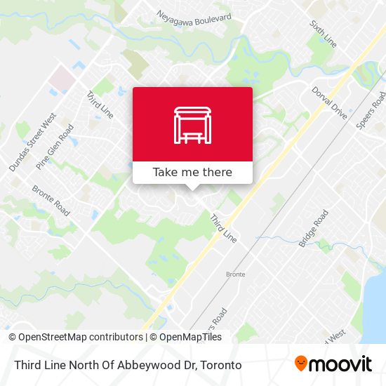 Third Line North Of Abbeywood Dr map