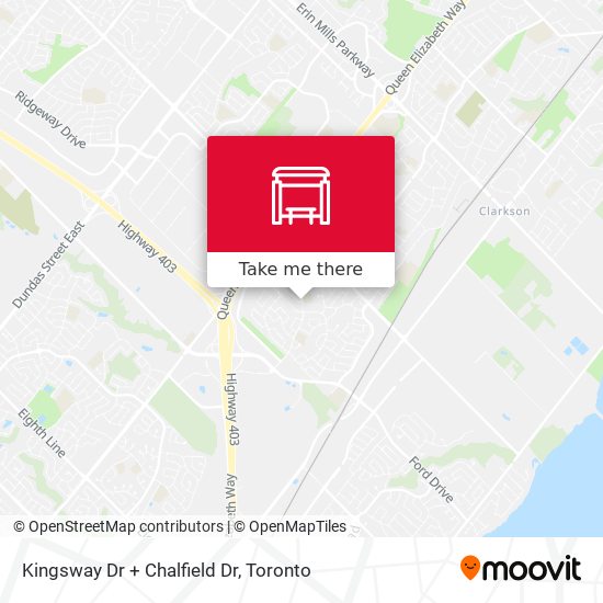 Kingsway Dr + Chalfield Dr map