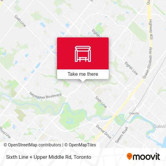 Sixth Line + Upper Middle Rd map