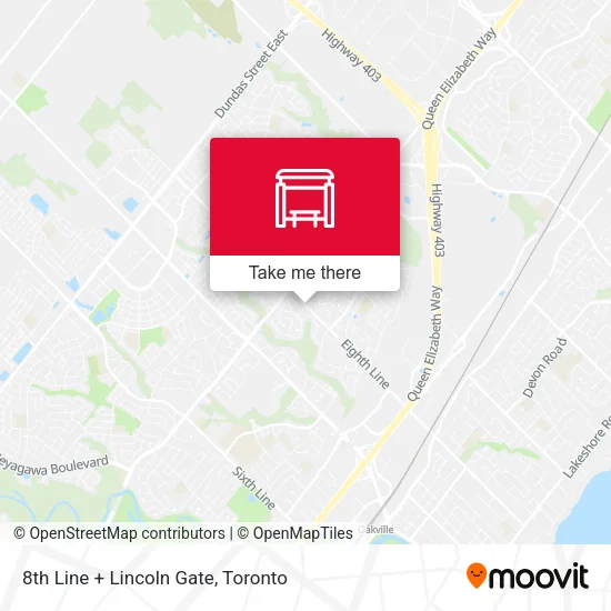 8th Line + Lincoln Gate map
